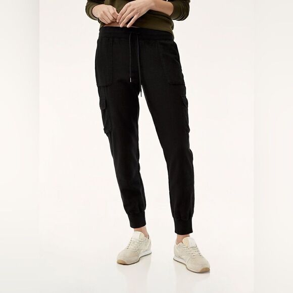 Aritzia Community Cebu Light Cargo Jogger Pants - Black XXS - Picture 1 of 6
